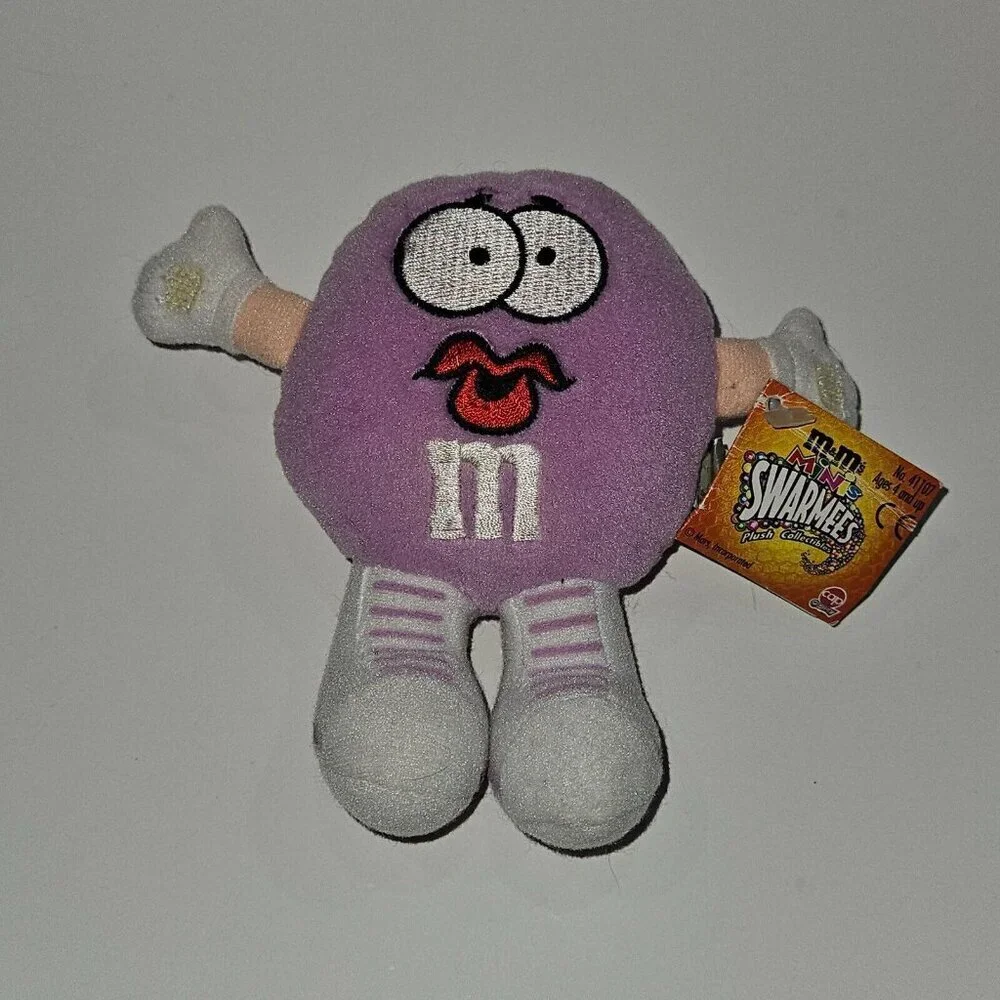 VTG Lisa Lilac M&M Minis Swarmees Purple Plush Small 5